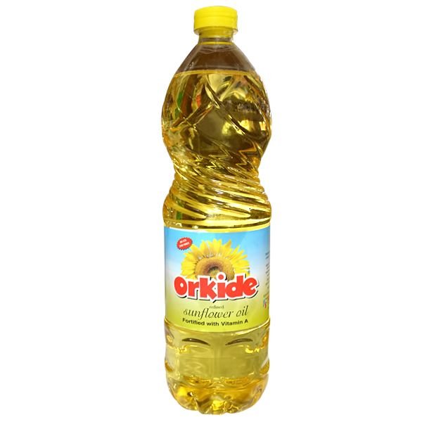 Mafuta ya Kupikia Orkide Sunflower Oil, 1L