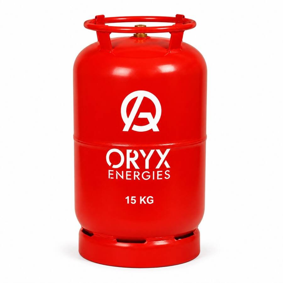 (REFILL) ORYX Gas Cylinder, 15kg / Mtungi wa Gesi ORYX, 15kg