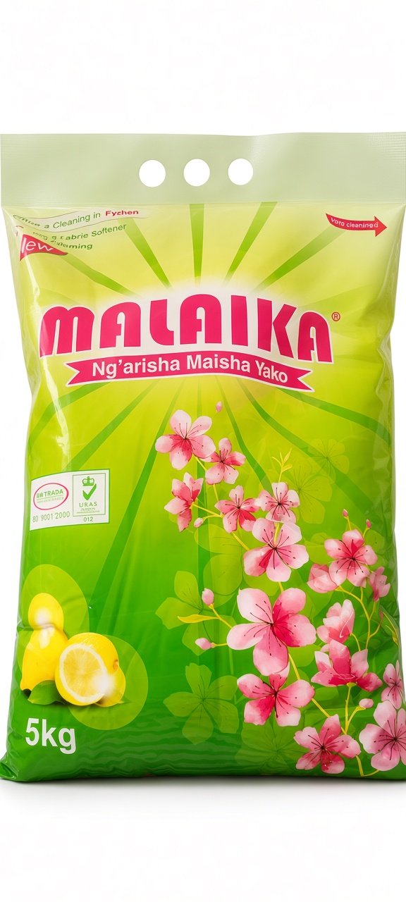 Malaika Detergent Powder (Sabuni ya Unga), 5kg