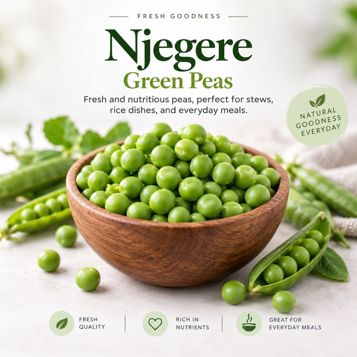 Green Peas (Njegere, 500g)