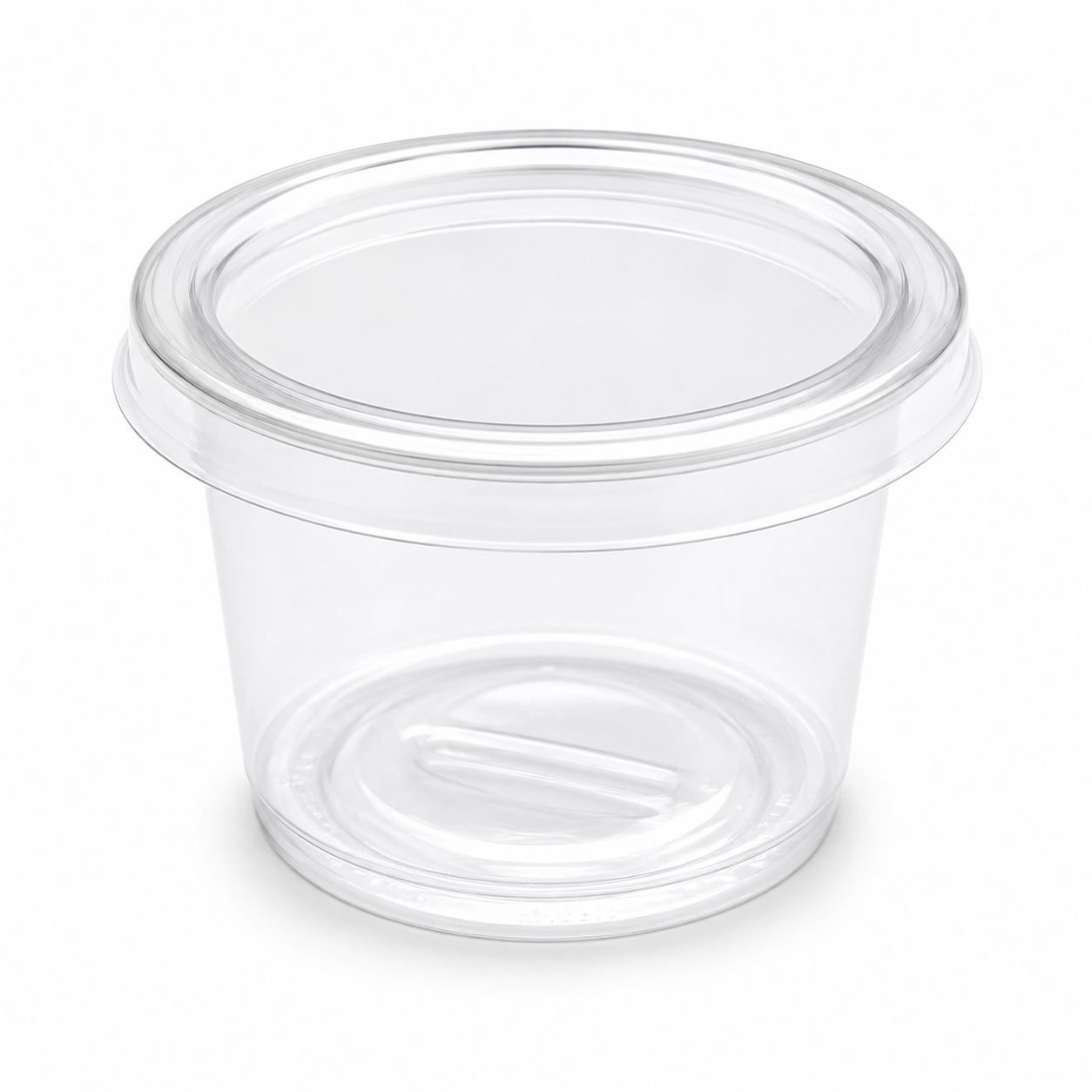 Transparent Disposable Cups with Lid  (Vikopo vya Plastiki ),30ml, 100pcs