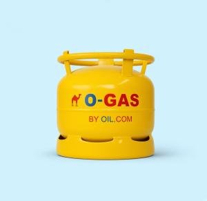 (REFILL) O-Gas Cylinder, 6kg / Mtungi wa Gesi O-Gas, 6kg