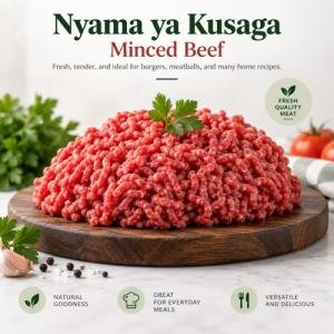 Minced Beef (Nyama ya Ng'ombe ya kusaga), 1kg.